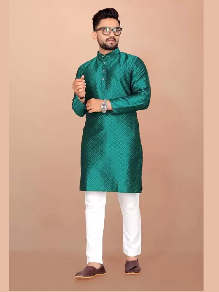 Men Abstract Pure Cotton Kurta Ethnic Dress