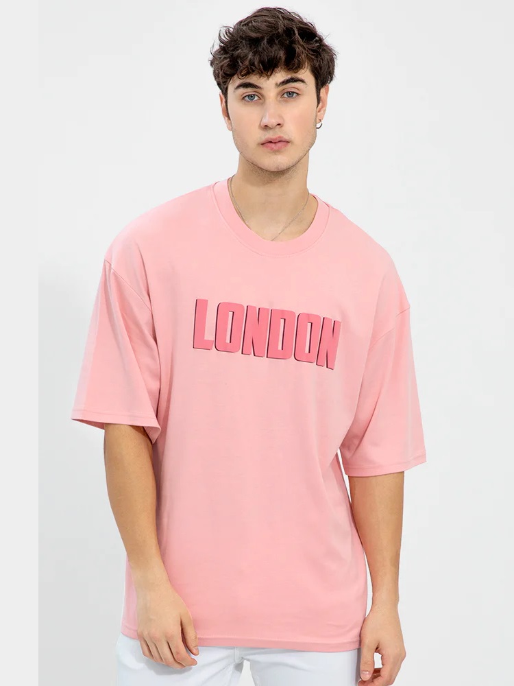 Round Neck Cotton Oversized T-Shirt