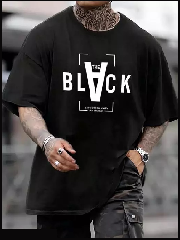 Mens Oversized Graphic Printed T shirt