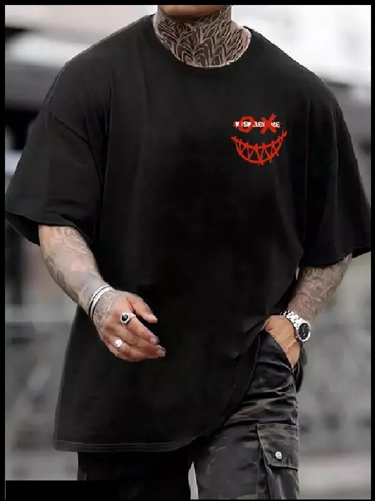 Mens Oversized Graphic Printed T shirt