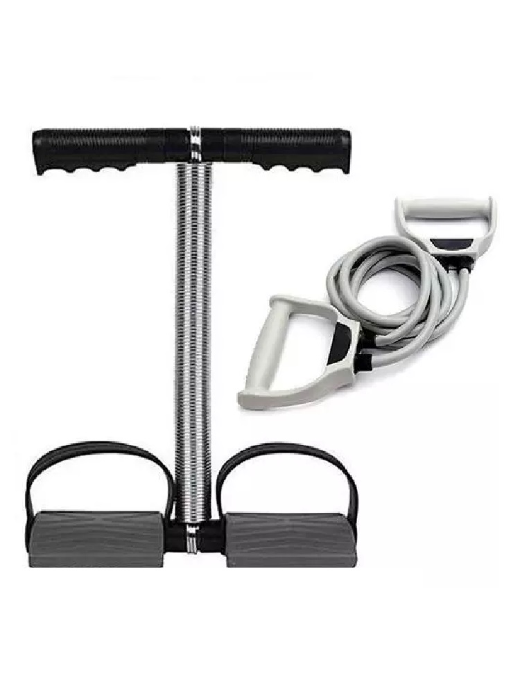 Home Gym General Fitness Workout Exerciser Tummy Ttimmer Single Spring Toning Tube Portable Stretchin