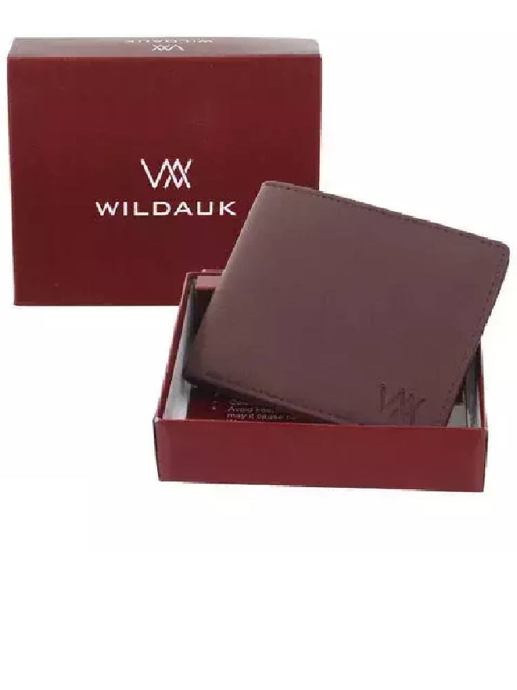 WILDAUK Men Casual, Travel, Formal Beige Artificial Leather Wallet - Regular Size (10 Card Slots)