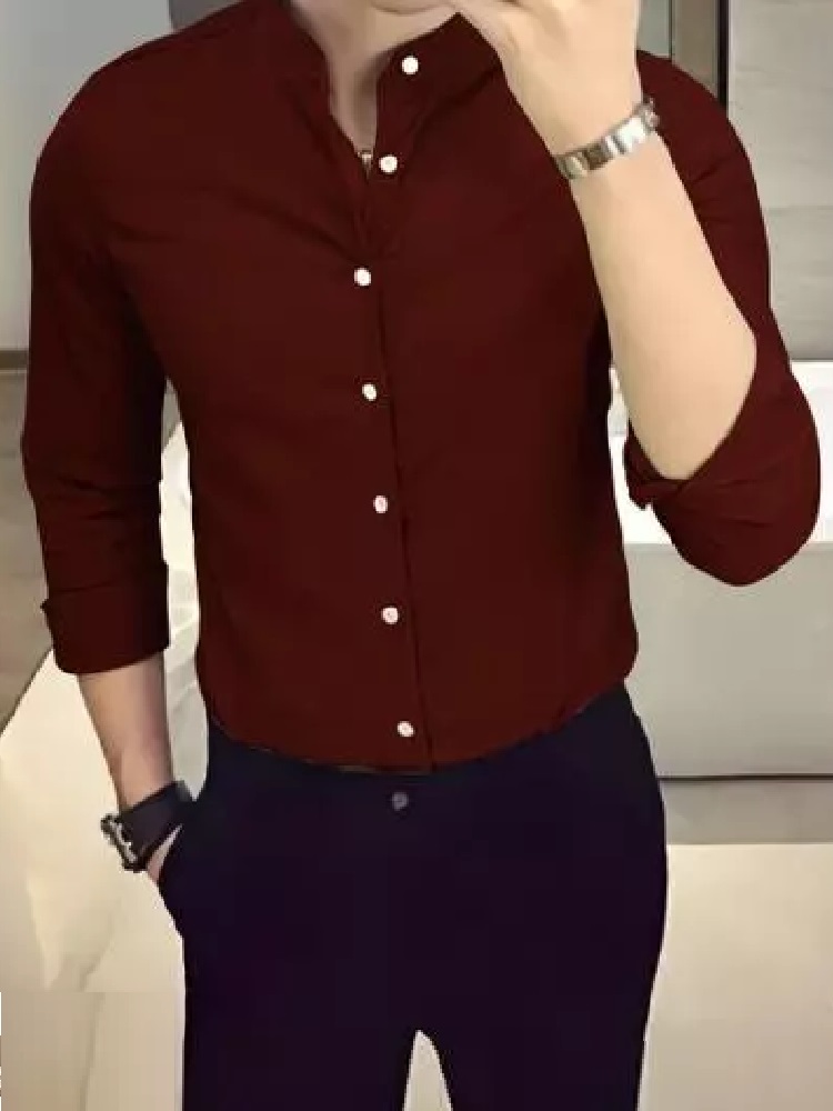 Imported Formal Shirts For Mens (Brown)