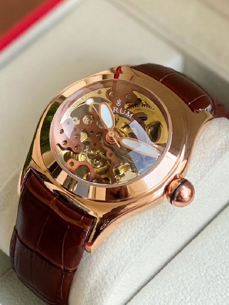 ANDHAK Corum Bubble Skeleton Limited Mens Watch