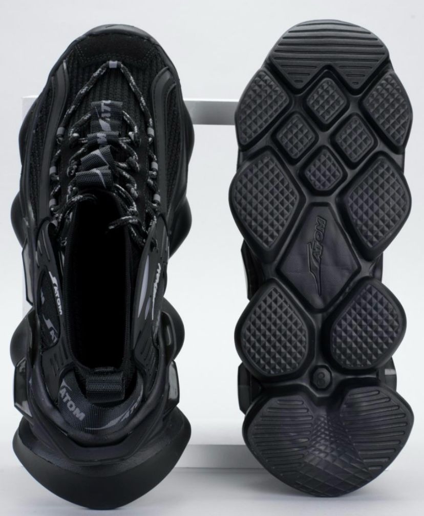 Atom Spring Edge Alpha 2 Black Sneakers
