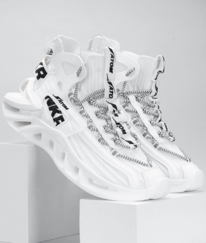 Atom Men's White Alpha Bounce Sneaker